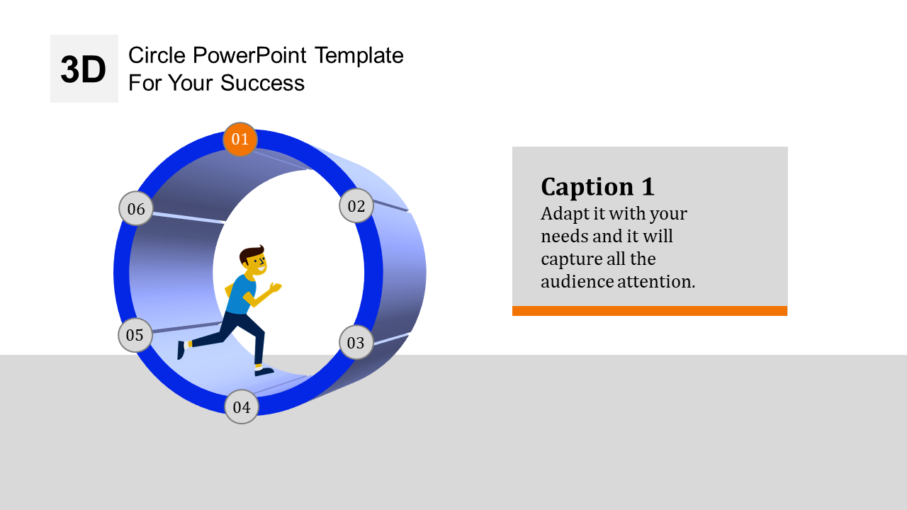 Excellent Circle PowerPoint template and Google slides